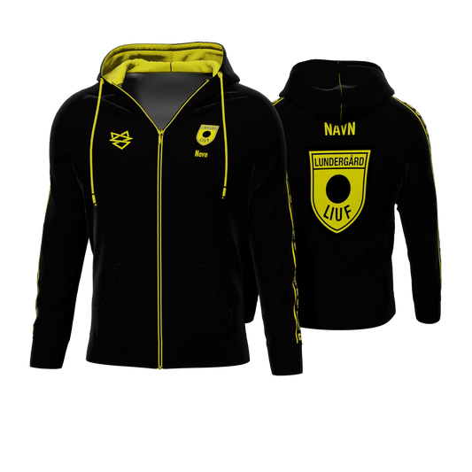 Bomulds Hoodie ZIP - LIUF Bordtennisklub
