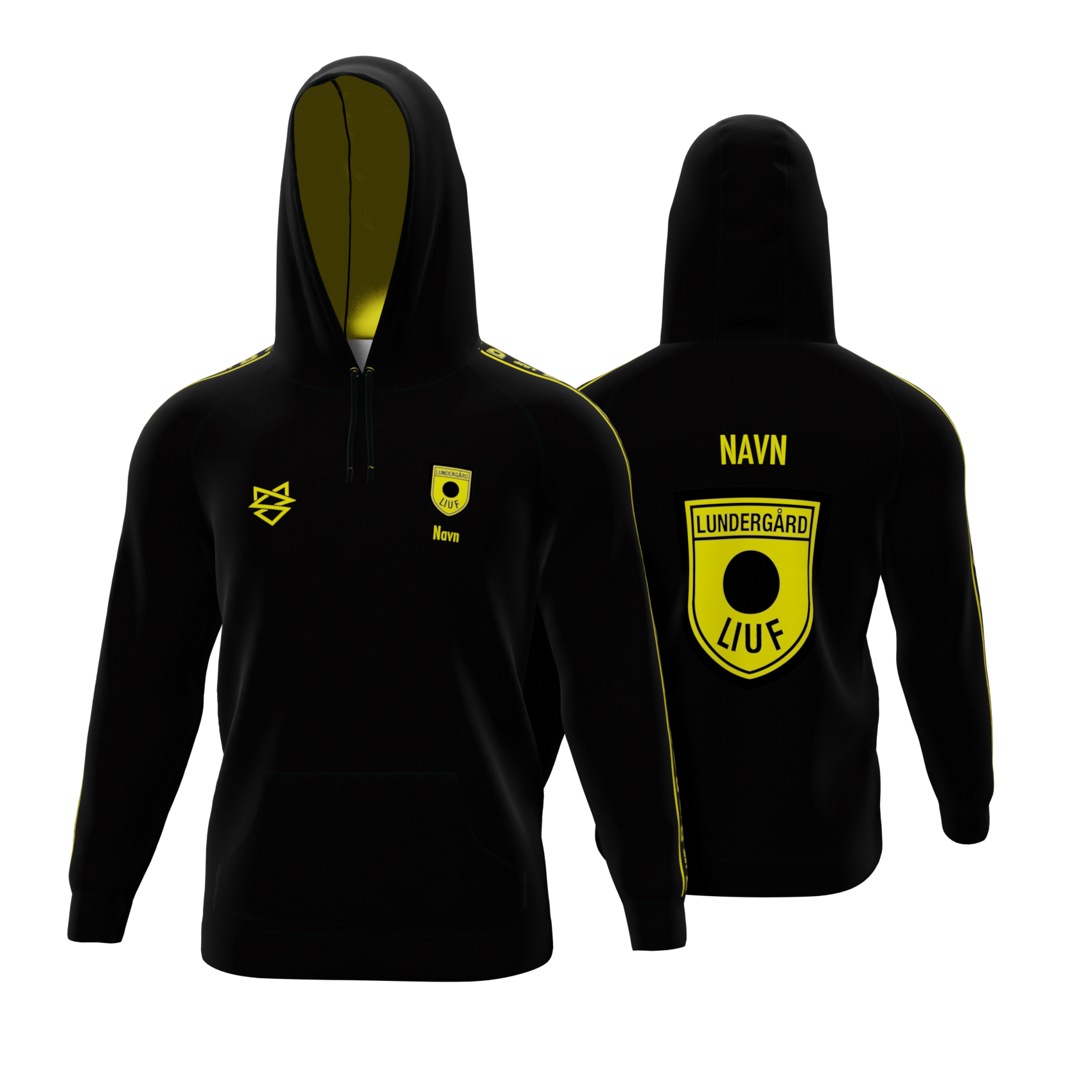 Bomulds Hoodie - LIUF Bordtennisklub