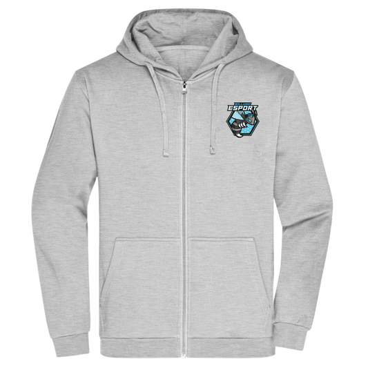 Bomulds Hoodie ZIP - Voksen - Billund esport
