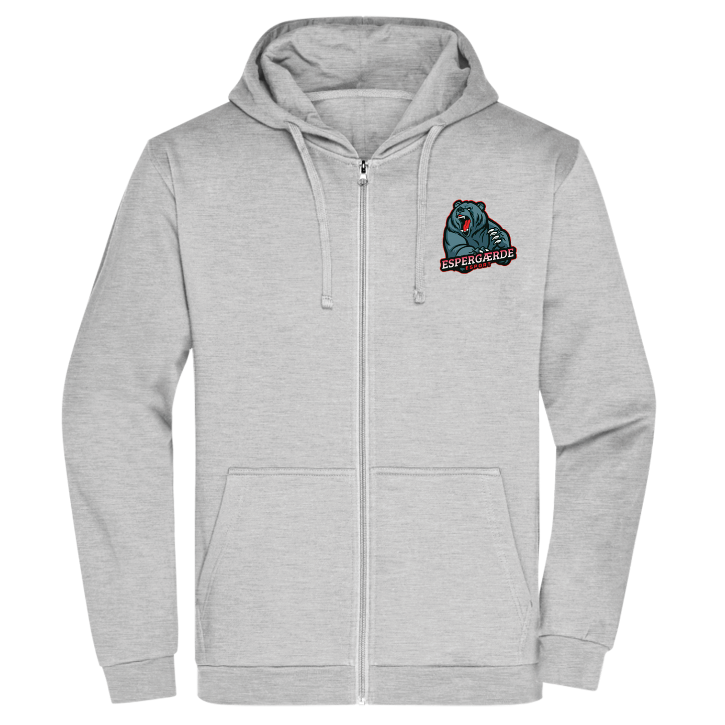 Bomulds Hoodie ZIP - Voksen - Espergærde Esport