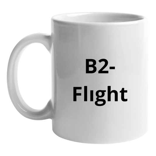Kop med klub logo - B2 Flight