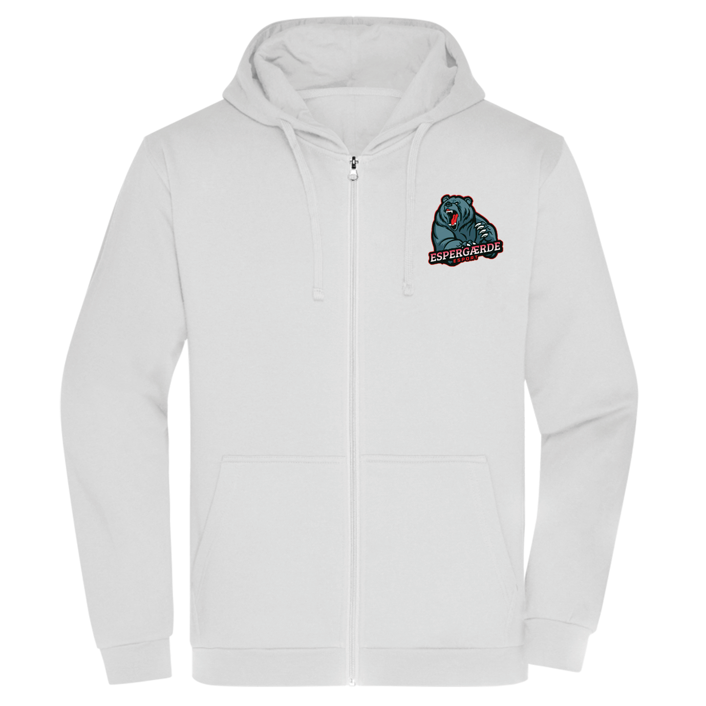 Bomulds Hoodie ZIP - Voksen - Espergærde Esport