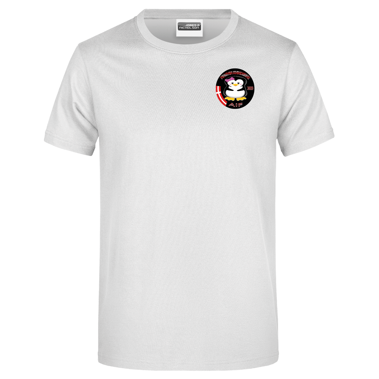 Bomulds T-shirt - Barn - pingvin kvinderne