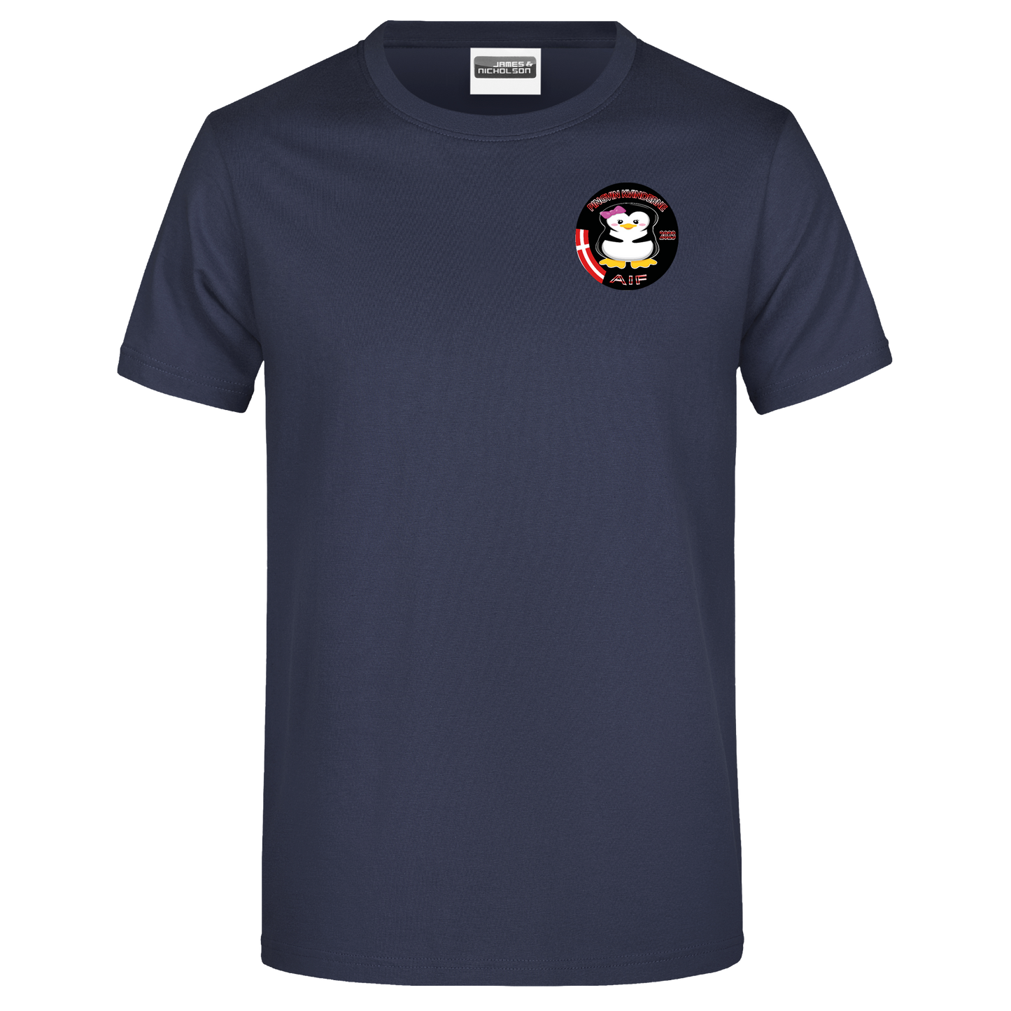Bomulds T-shirt - Voksen - pingvin kvinderne