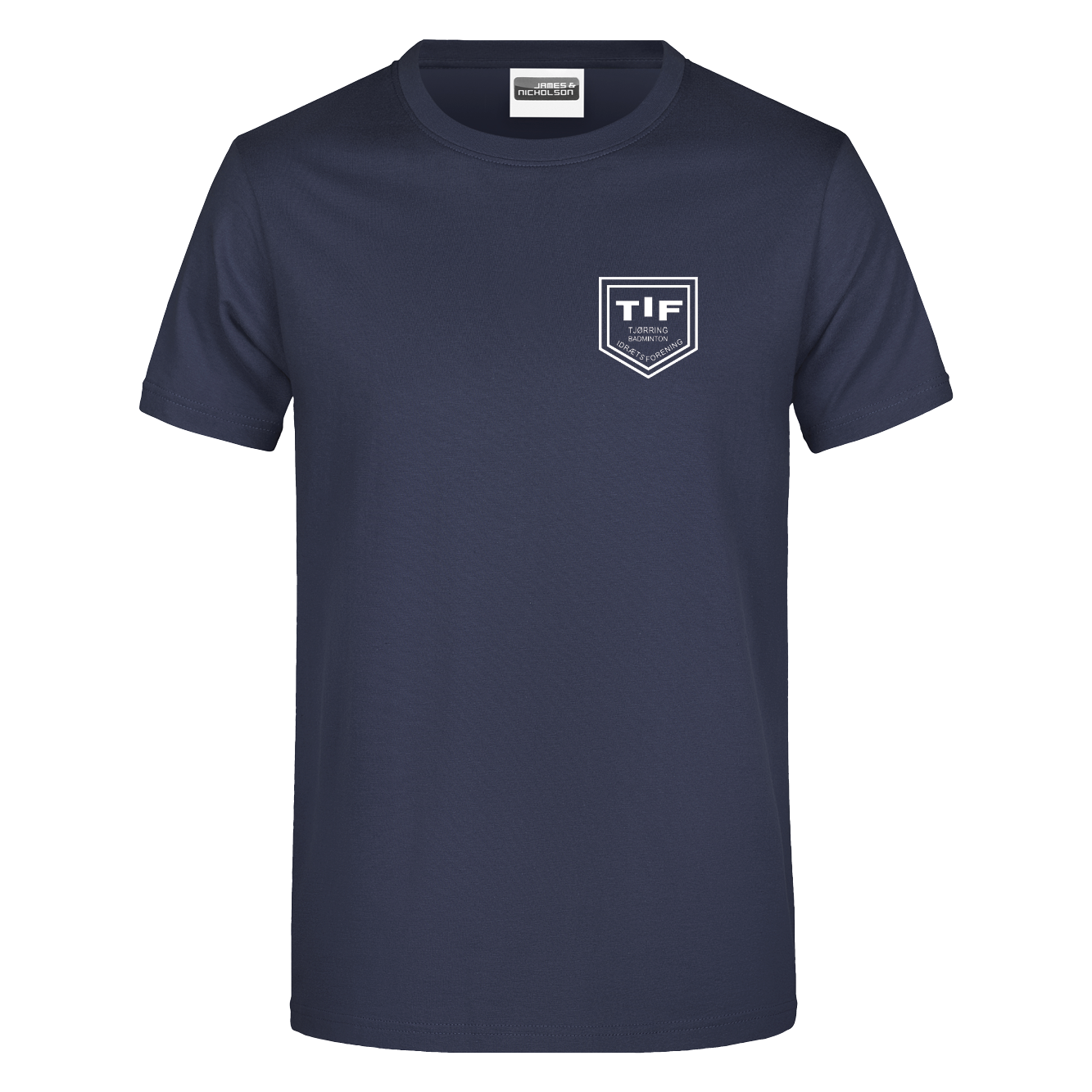 Bomulds T-shirt - Voksen - TIF BADMINTON