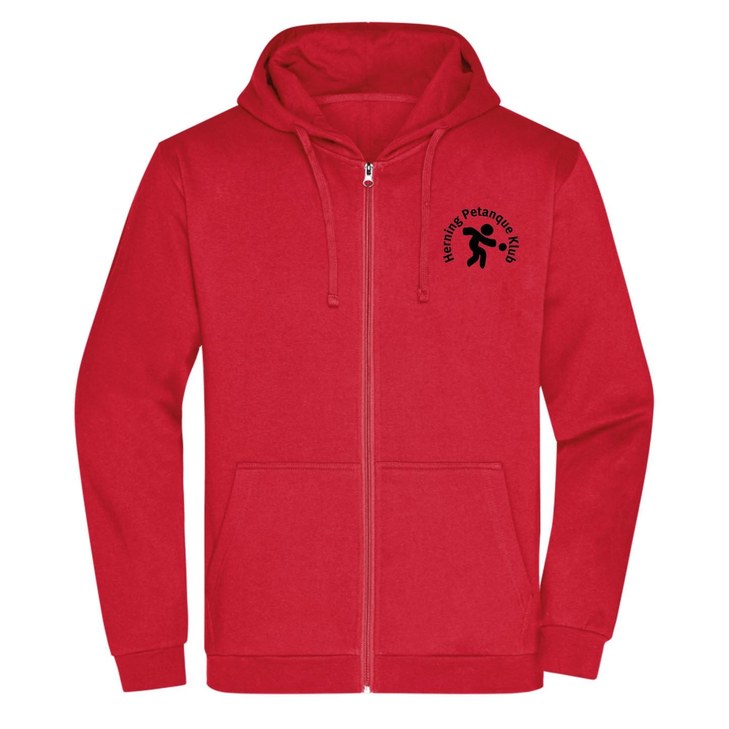 Bomulds Hoodie ZIP - Voksen - Herning Petanque