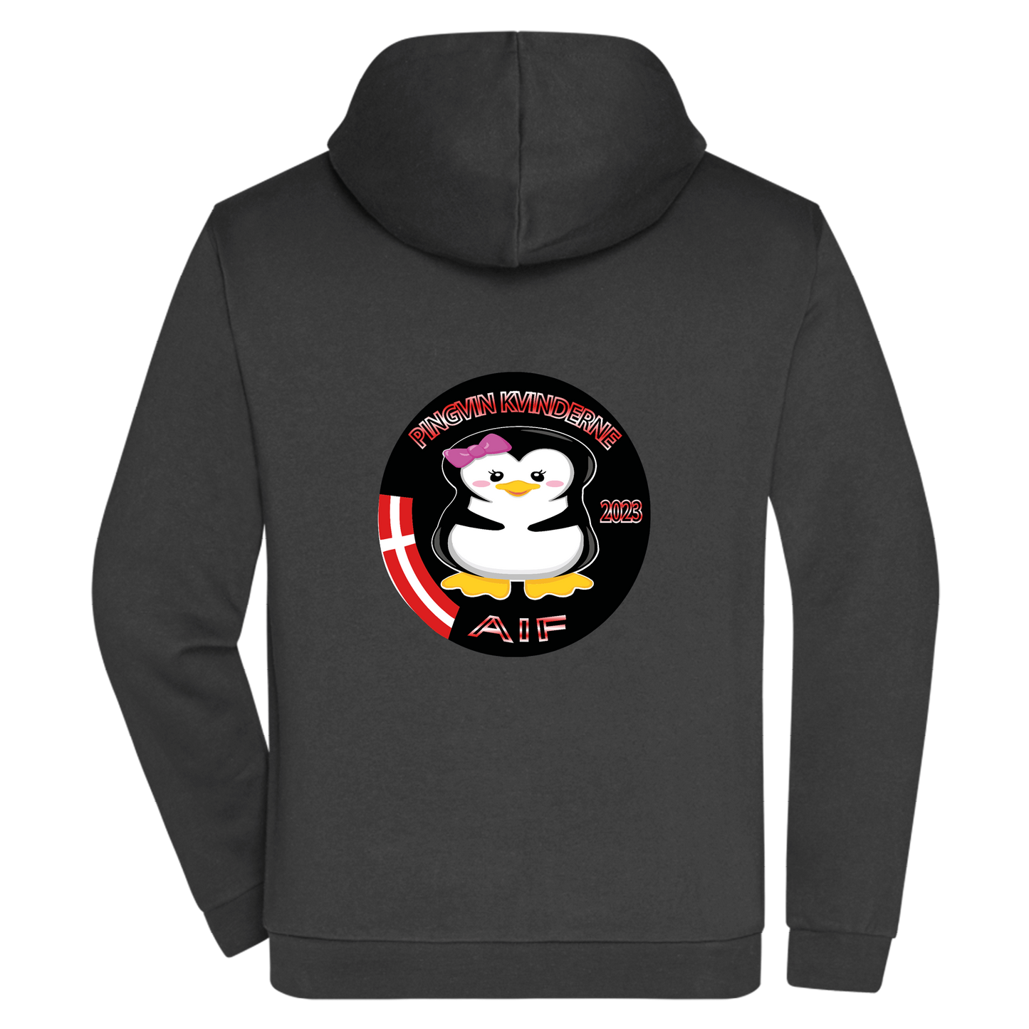 Bomulds Hoodie ZIP - Voksen - pingvin kvinderne