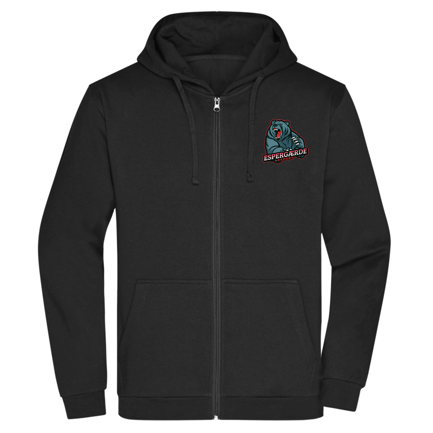 Bomulds Hoodie ZIP - Voksen - Espergærde Esport