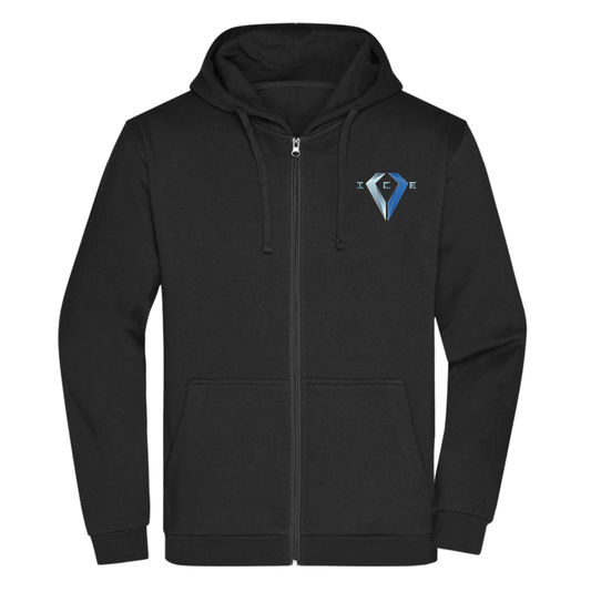 Bomulds Hoodie ZIP - Voksen - I.C.E - SponsorWorld
