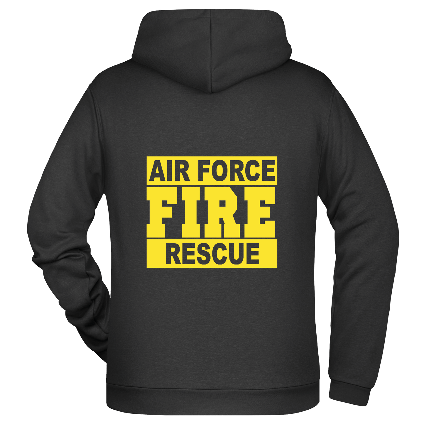 Bomulds Hoodie - Voksen - Air Force Fire & Rescue