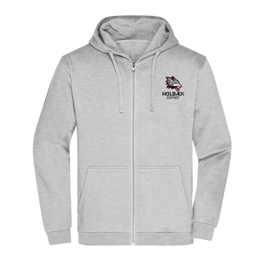 Bomulds Hoodie ZIP - Voksen - Holbæk ESport