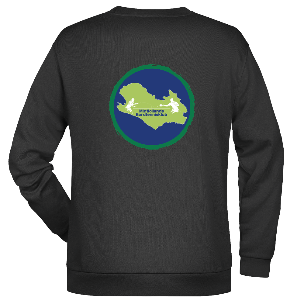 Bomulds Sweatshirt - Voksen - Midtlollands Bordtennisklub - SponsorWorld