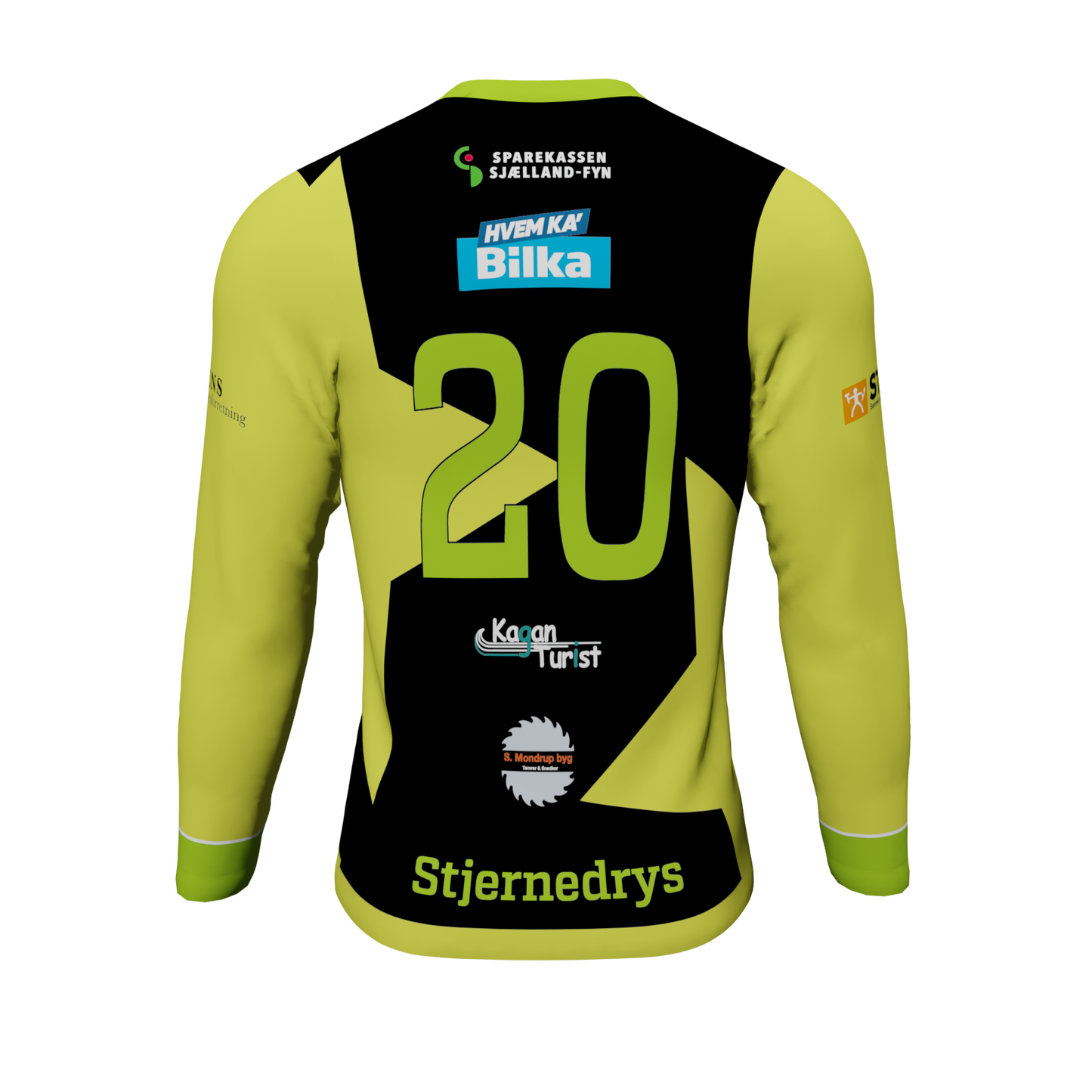 Målmandstrøje lime - STJERNE DRYS