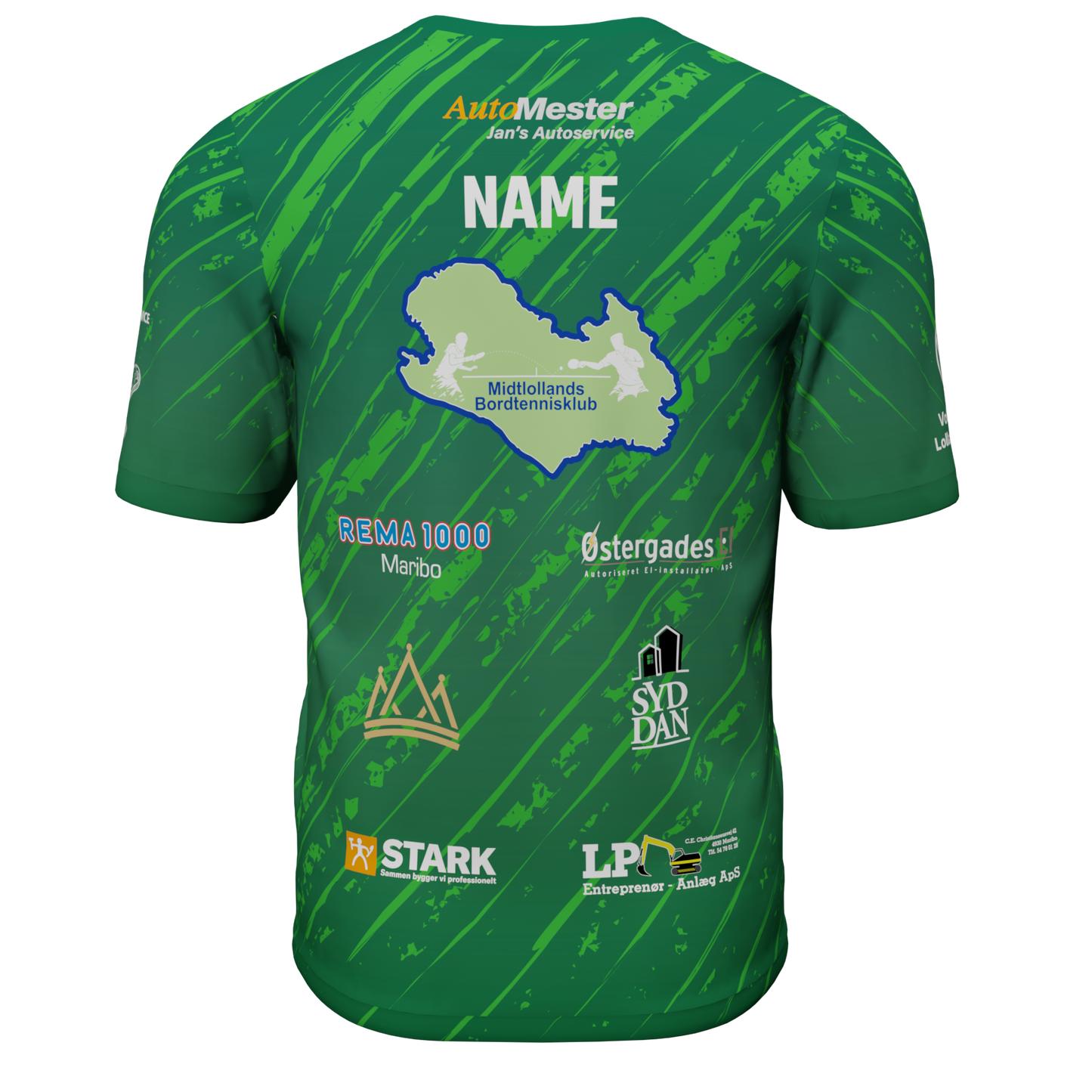 Midtlollands Bordtennisklub - T-shirt - Sponsor