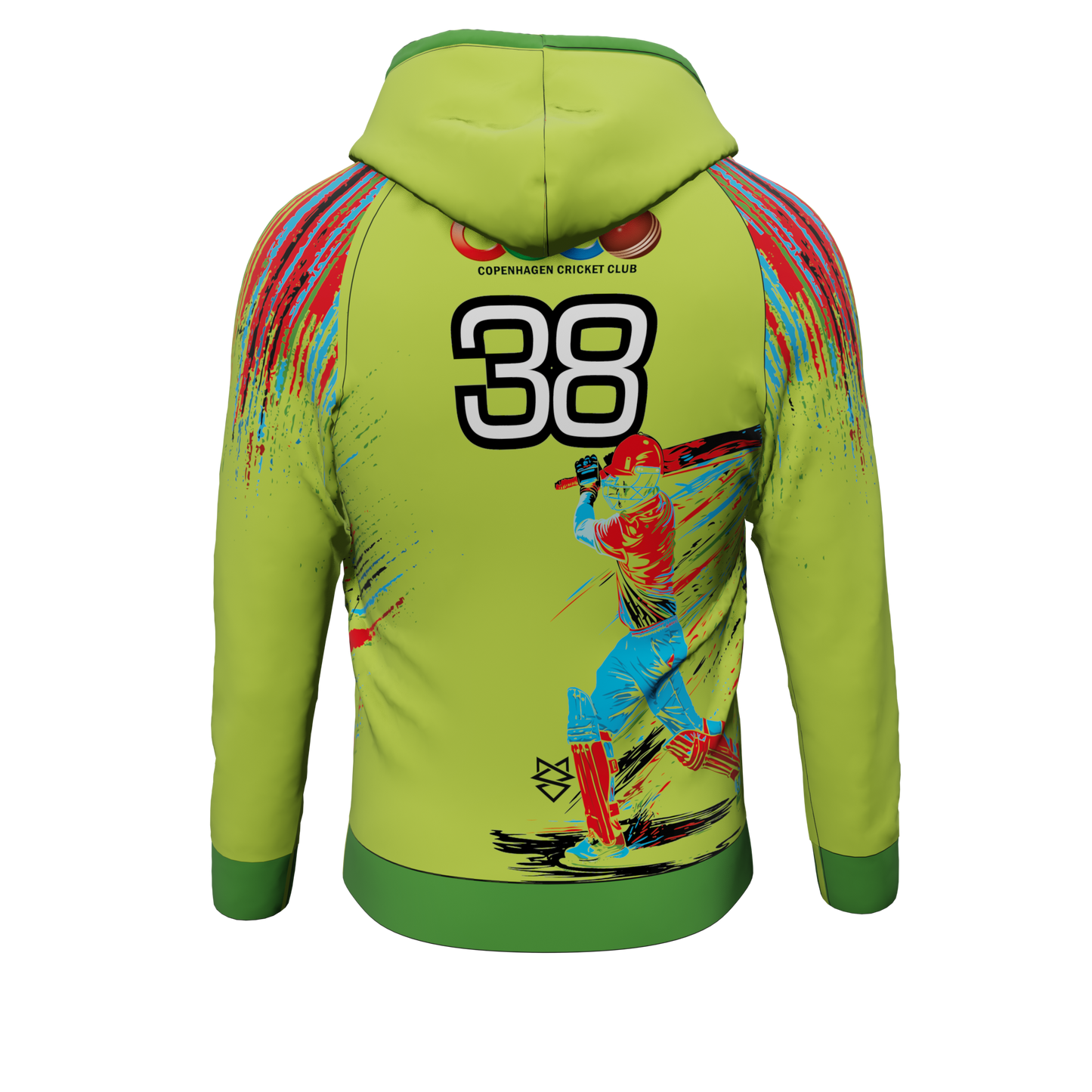 Hoodie ZIP - Copenhagen Cricket