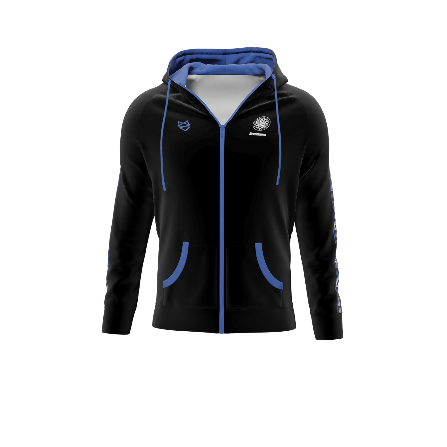 Bomulds Hoodie ZIP - Ballerup Dart Klub