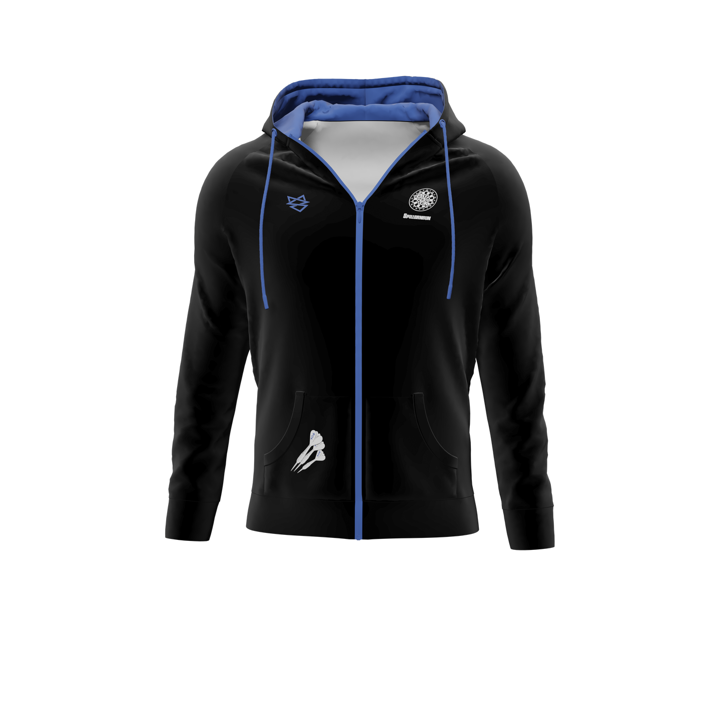 Hoodie ZIP - Ballerup Dart Klub