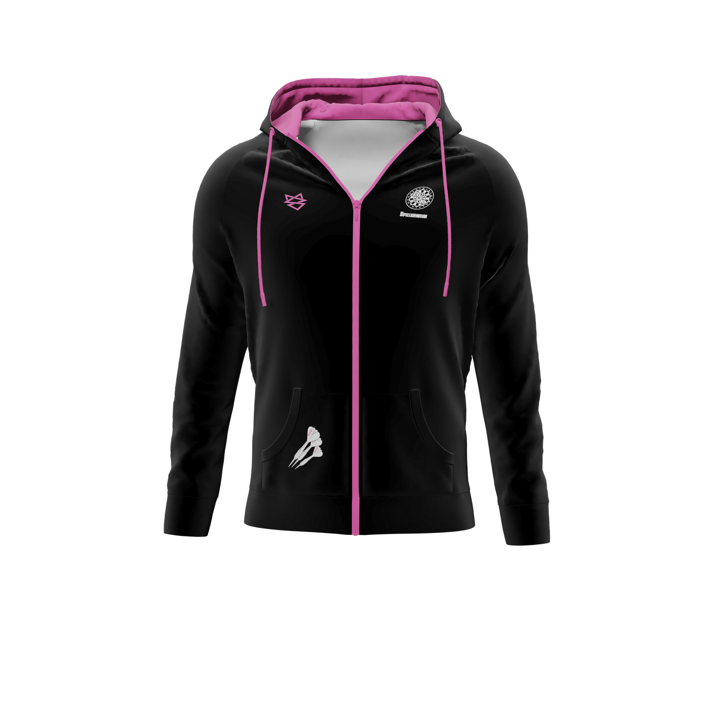 Hoodie ZIP - Ballerup Dart Klub