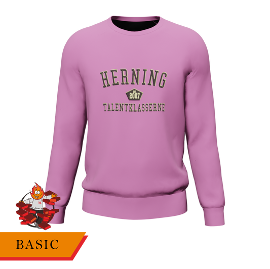 Basic - Sweater Pink/sort