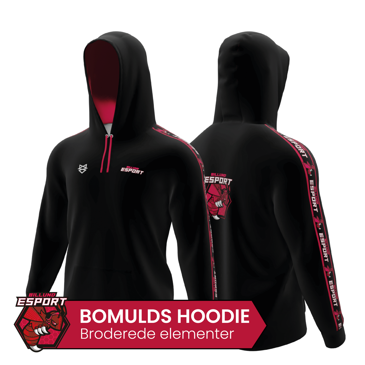 Bomulds Hoodie - Billund esport