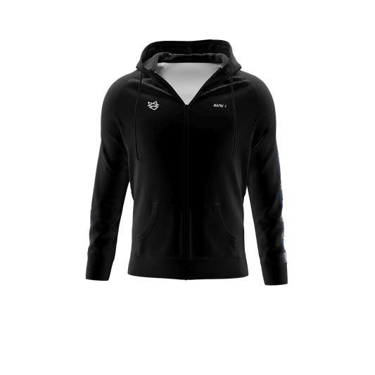 Bomuld Hoodie ZIP - Burning Arrows