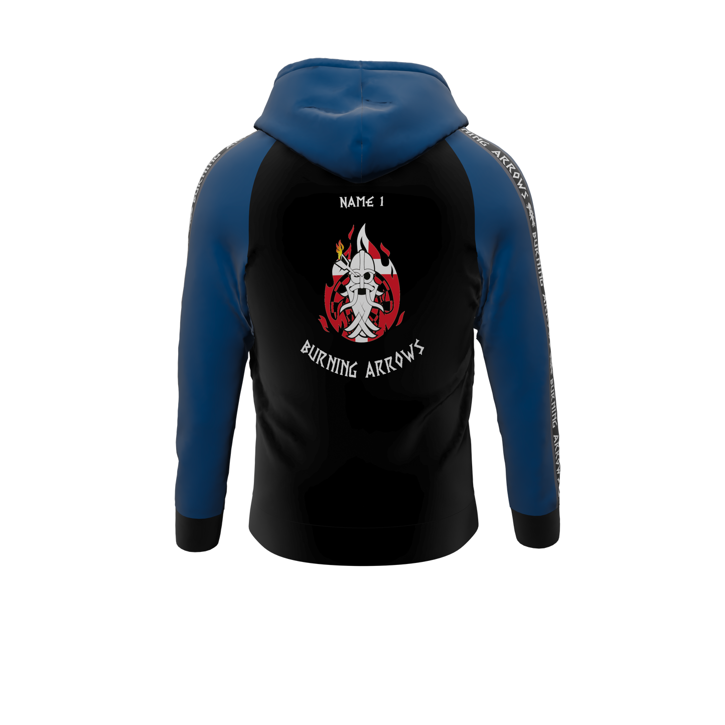 Hoodie ZIP - Burning Arrows