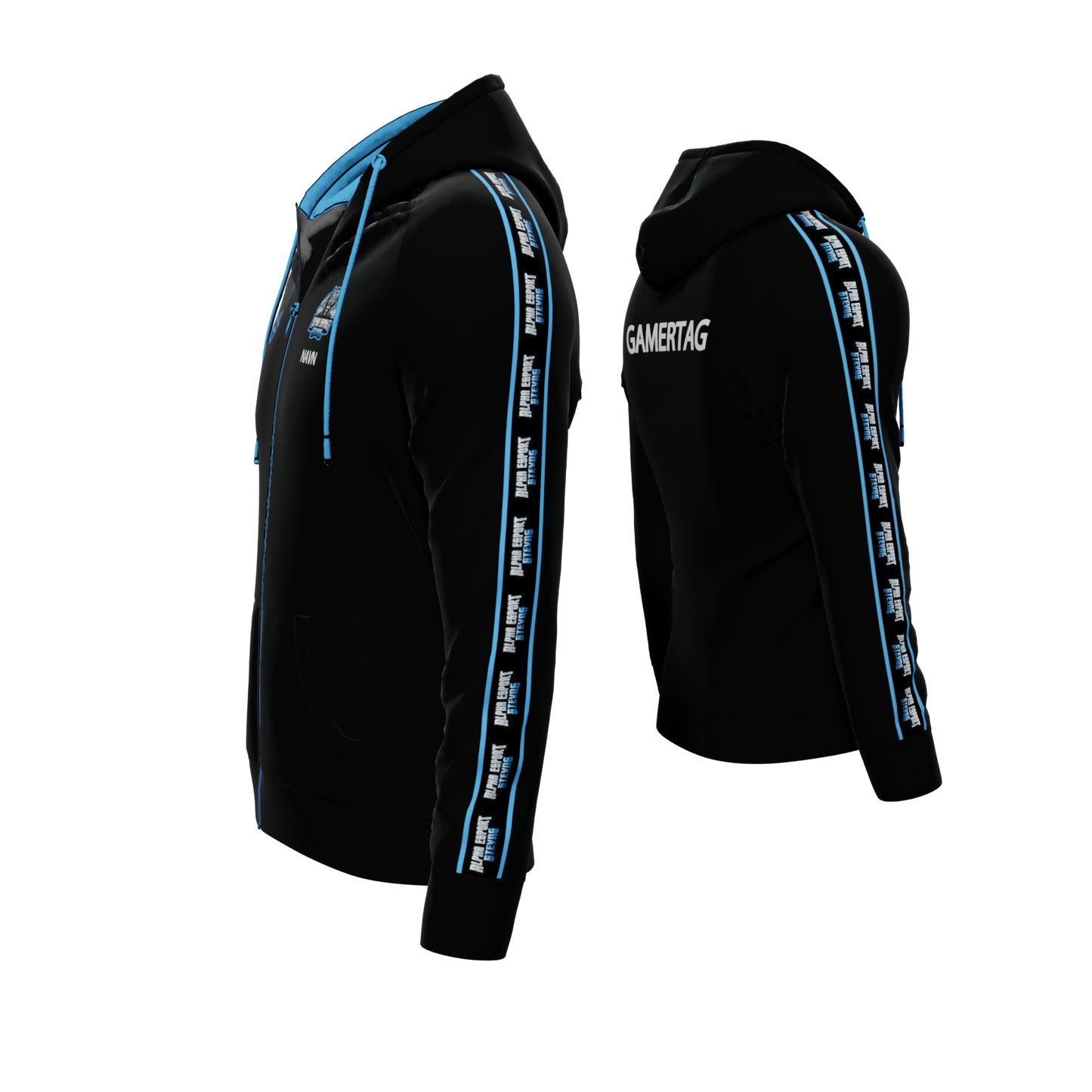 Bomulds Hoodie ZIP - Alpha Esport Stevns