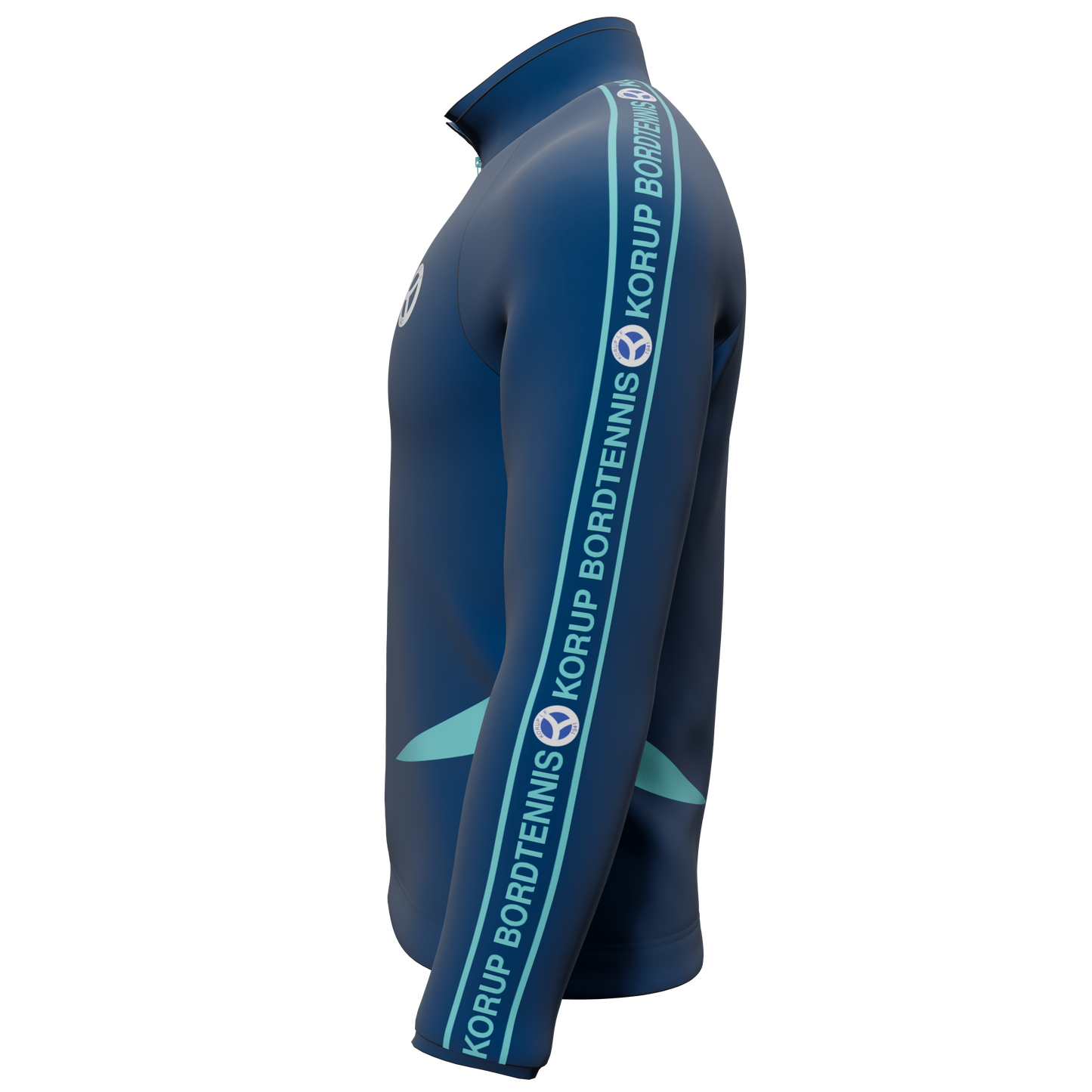 Cardigan med stripe - Korup Bordtennis Klub