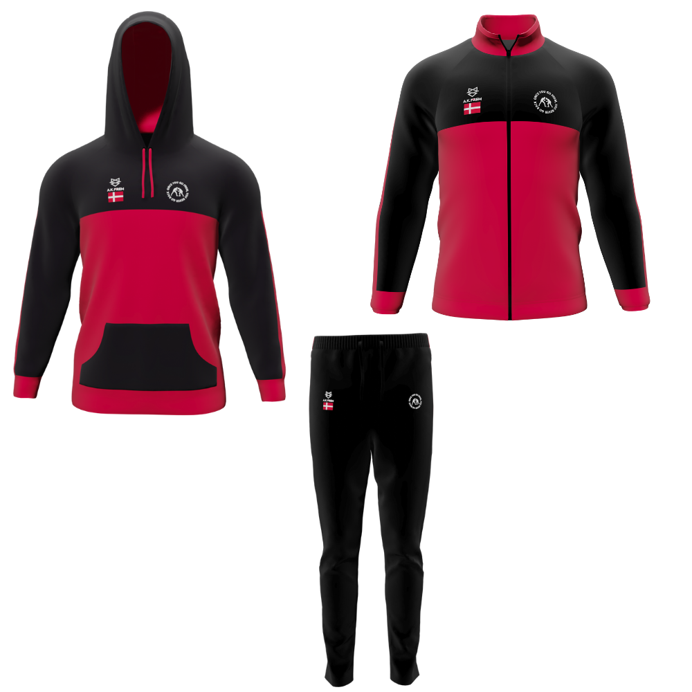 Pakke med Sports hoodie/cardigan og Sports bukser - A.K. Frem