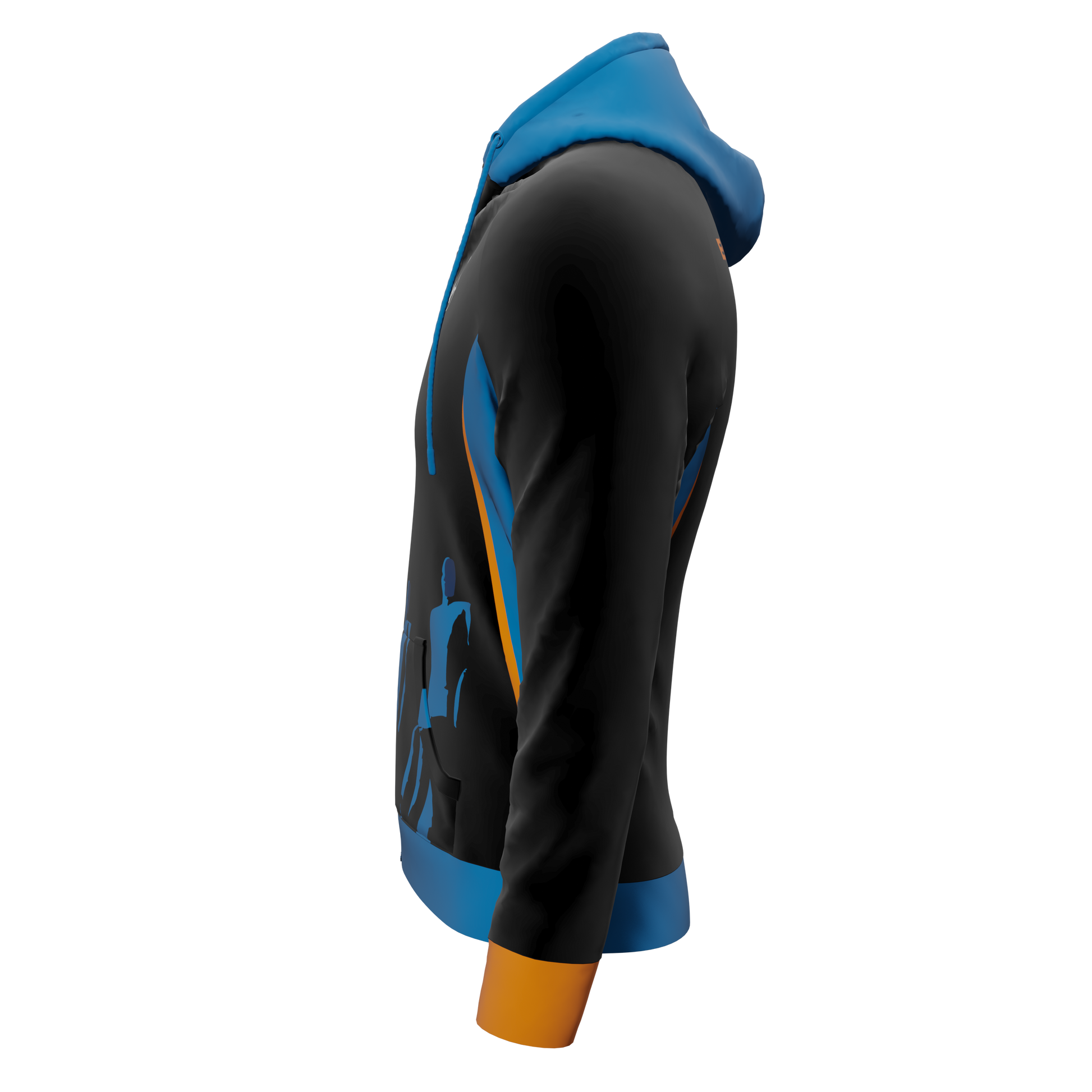 Hoodie ZIP - Esbjerg Dart Klub - SponsorWorld