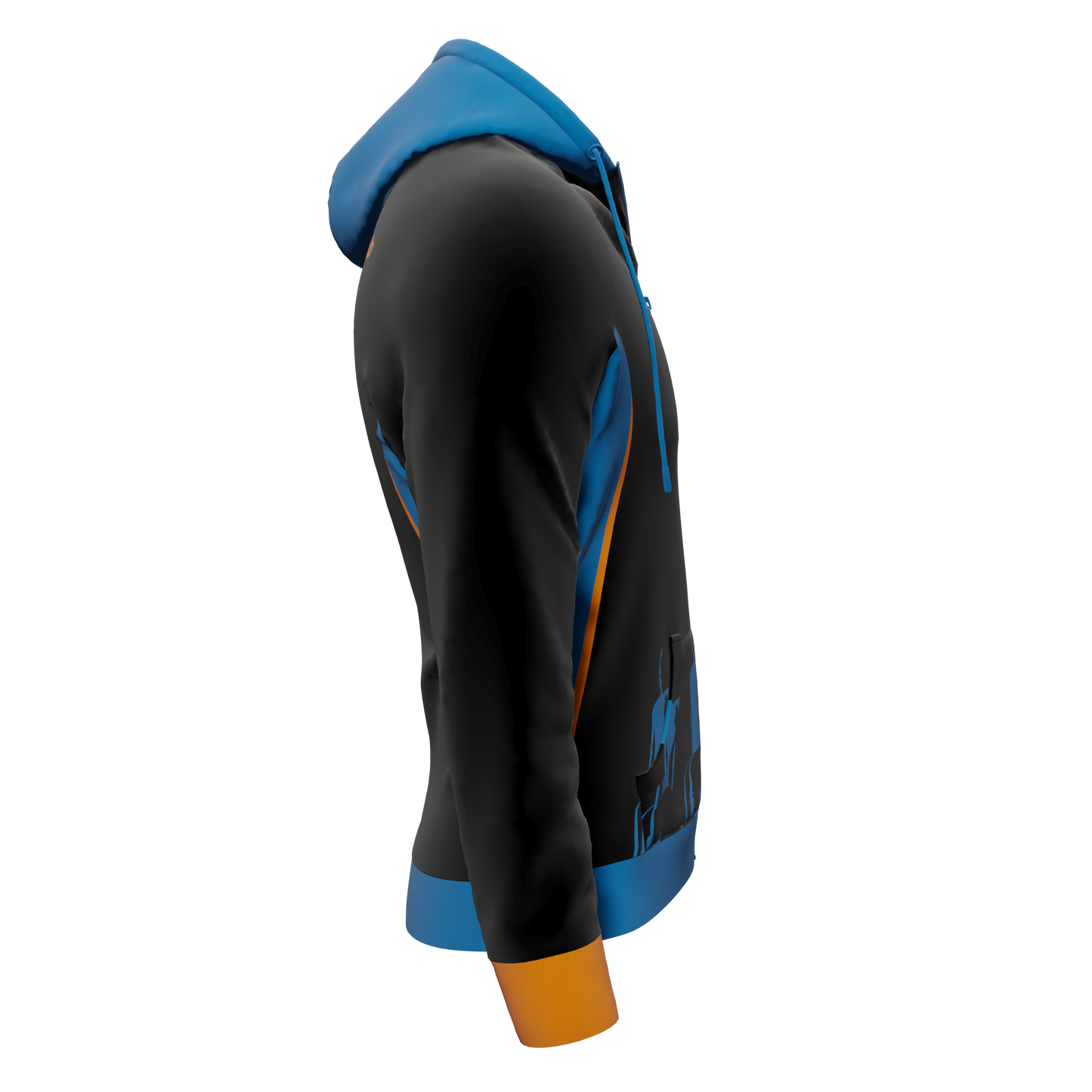 Hoodie ZIP - Esbjerg Dart Klub - SponsorWorld
