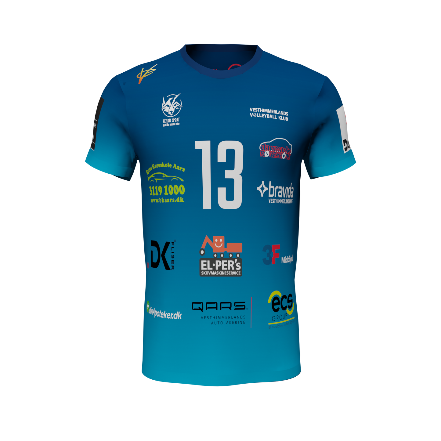 Vesthimmerlands Volleyball Klub - T-shirt Blå