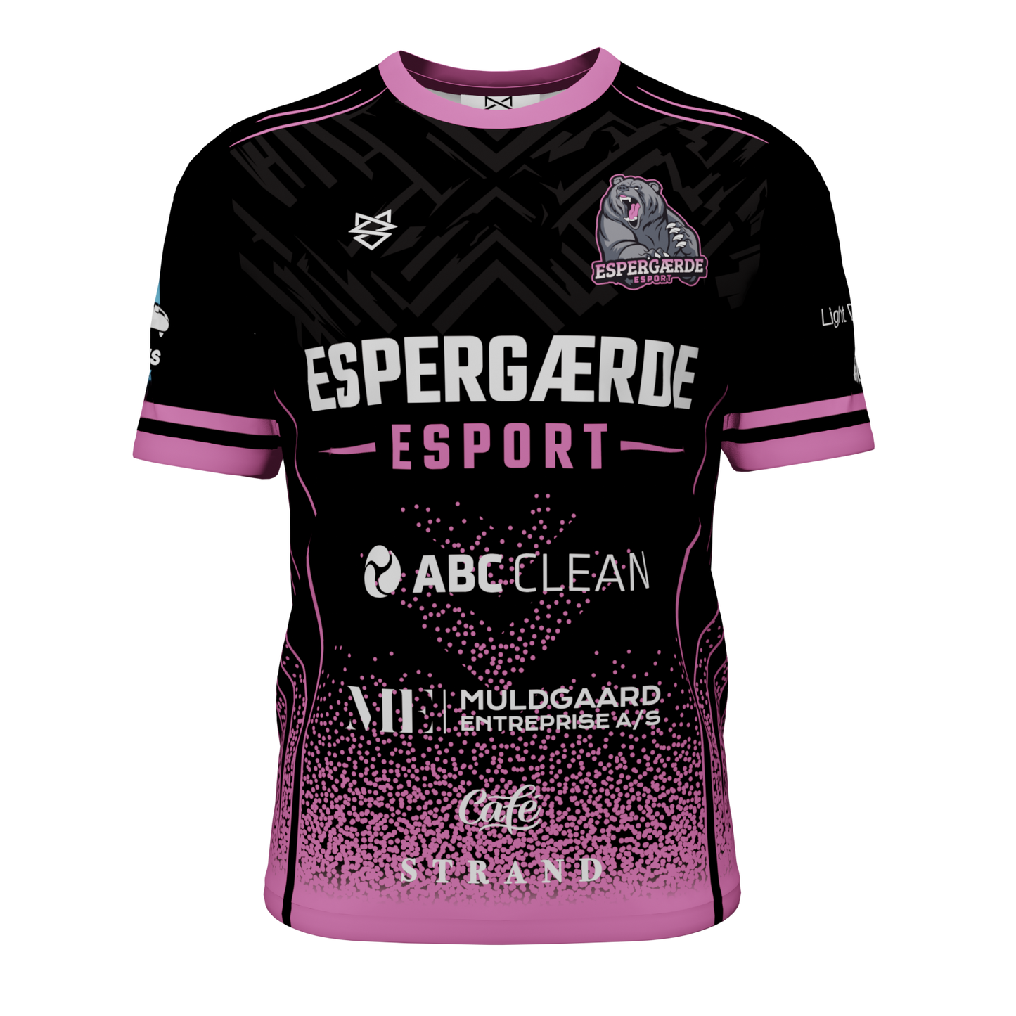 Espergærde Esport - Rød T-shirt 2026 med sponsorater 1