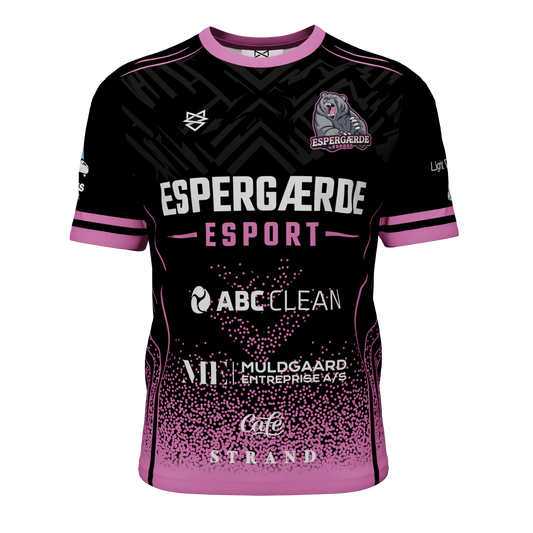 Espergærde Esport - Rød T-shirt 2026 med sponsorater 1
