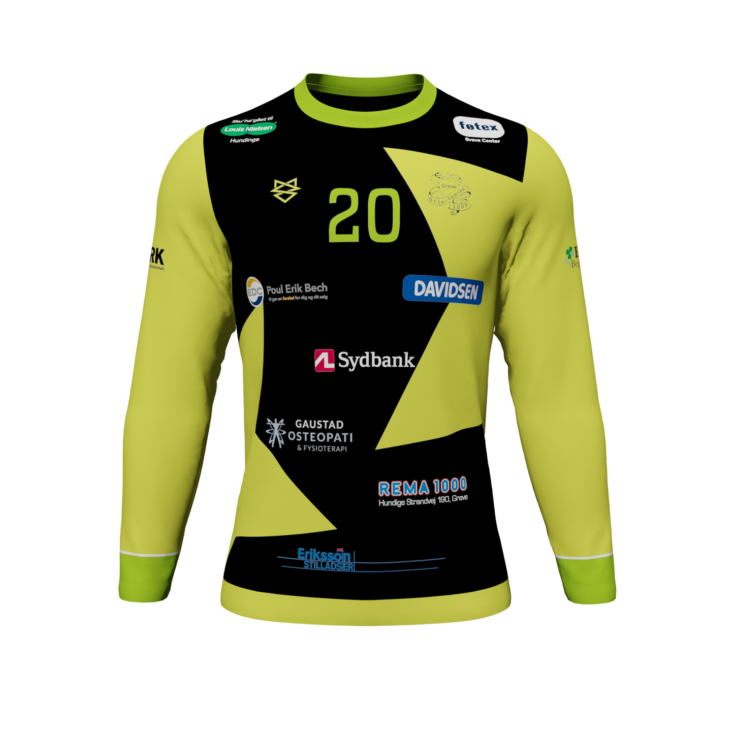 Målmandstrøje lime - STJERNE DRYS
