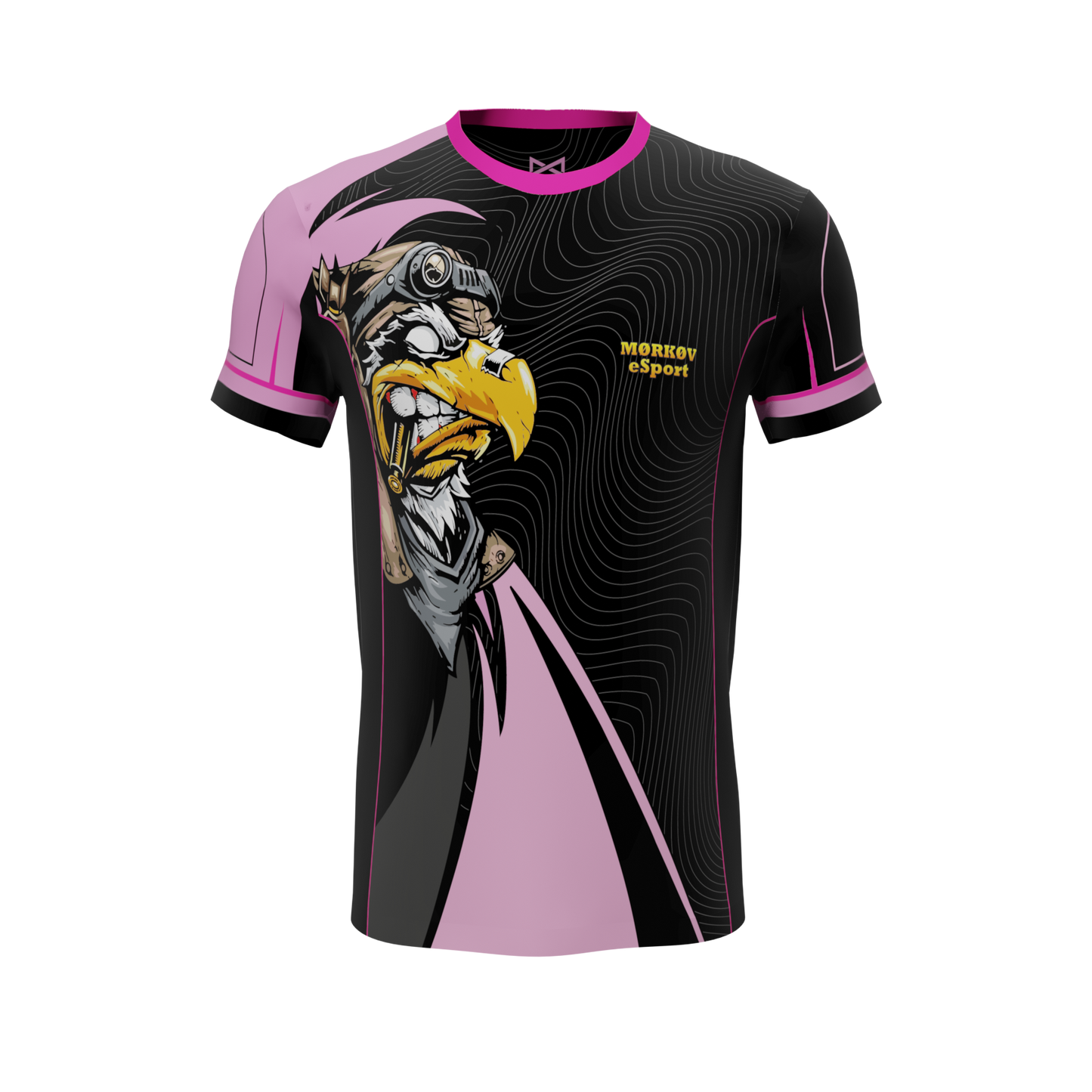 T-shirt - Mørkøv Esport uden logo (Pink)