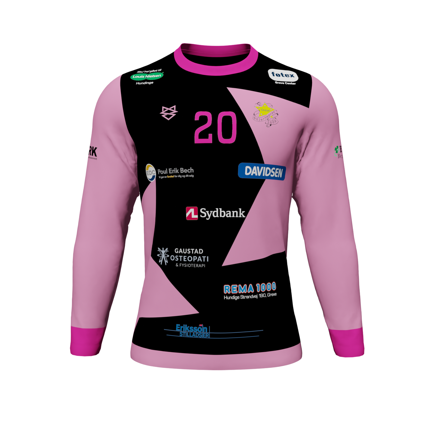 Målmandstrøje pink - STJERNE DRYS