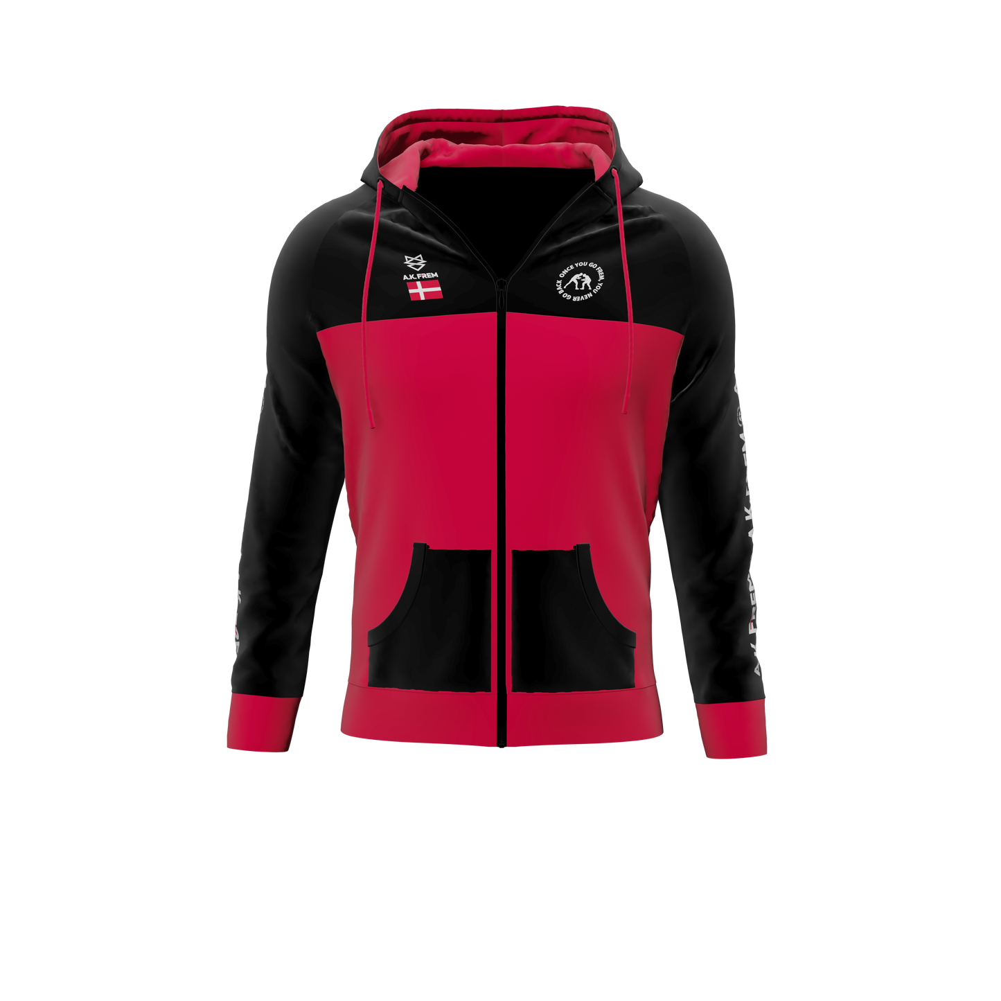 Pakke med Bomulds hoodie/ZIP hoodie og Bomulds bukser - A.K. Frem