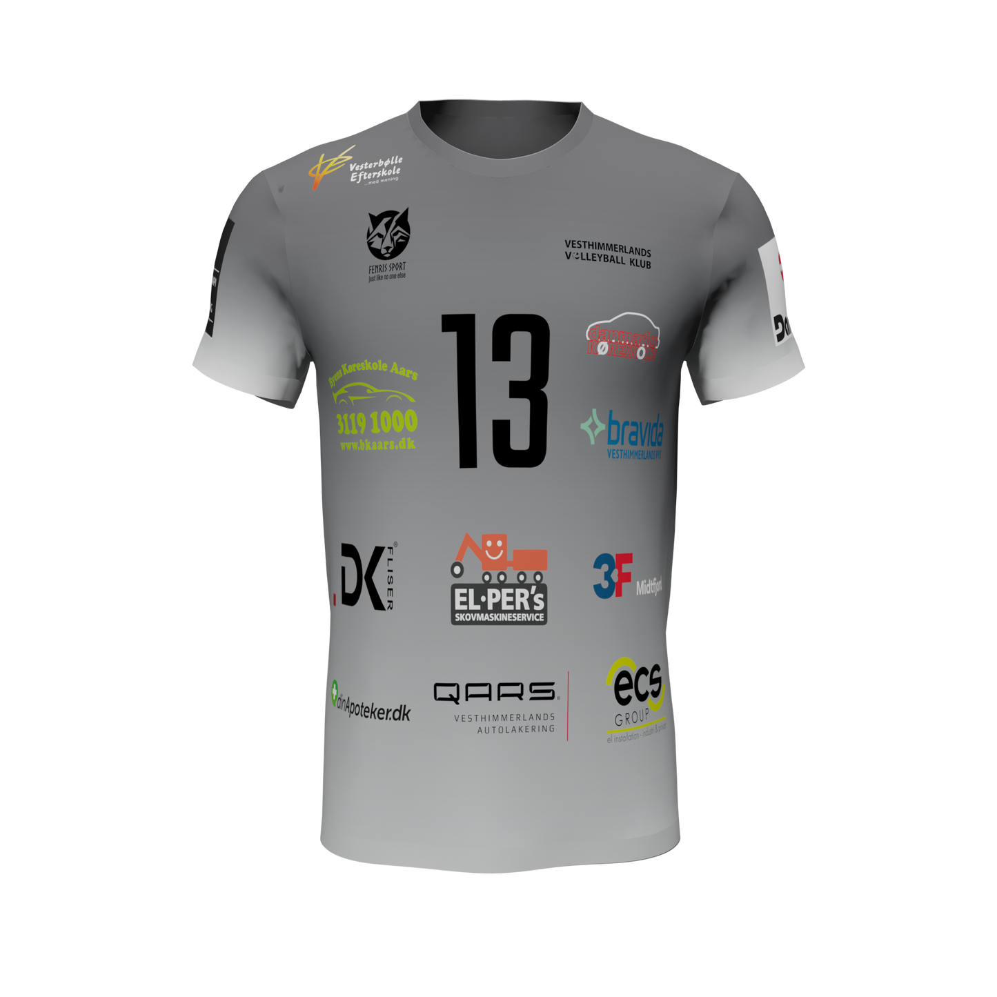 Vesthimmerlands Volleyball Klub - T-shirt Grå