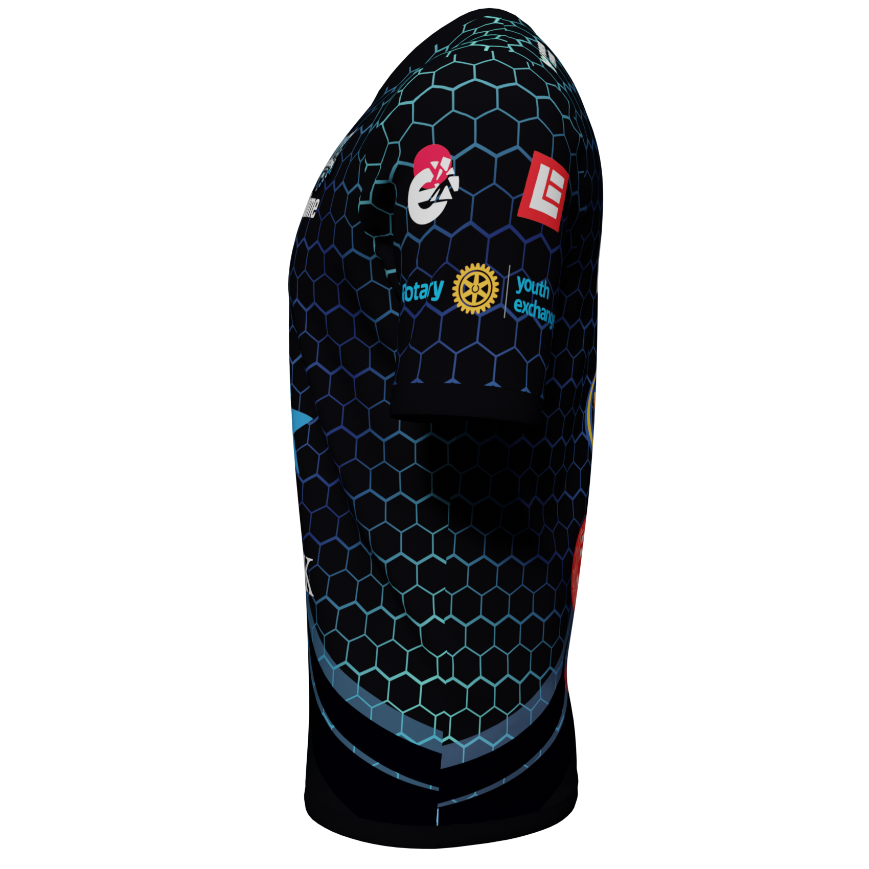 Sort T-shirt - Falcon NXT