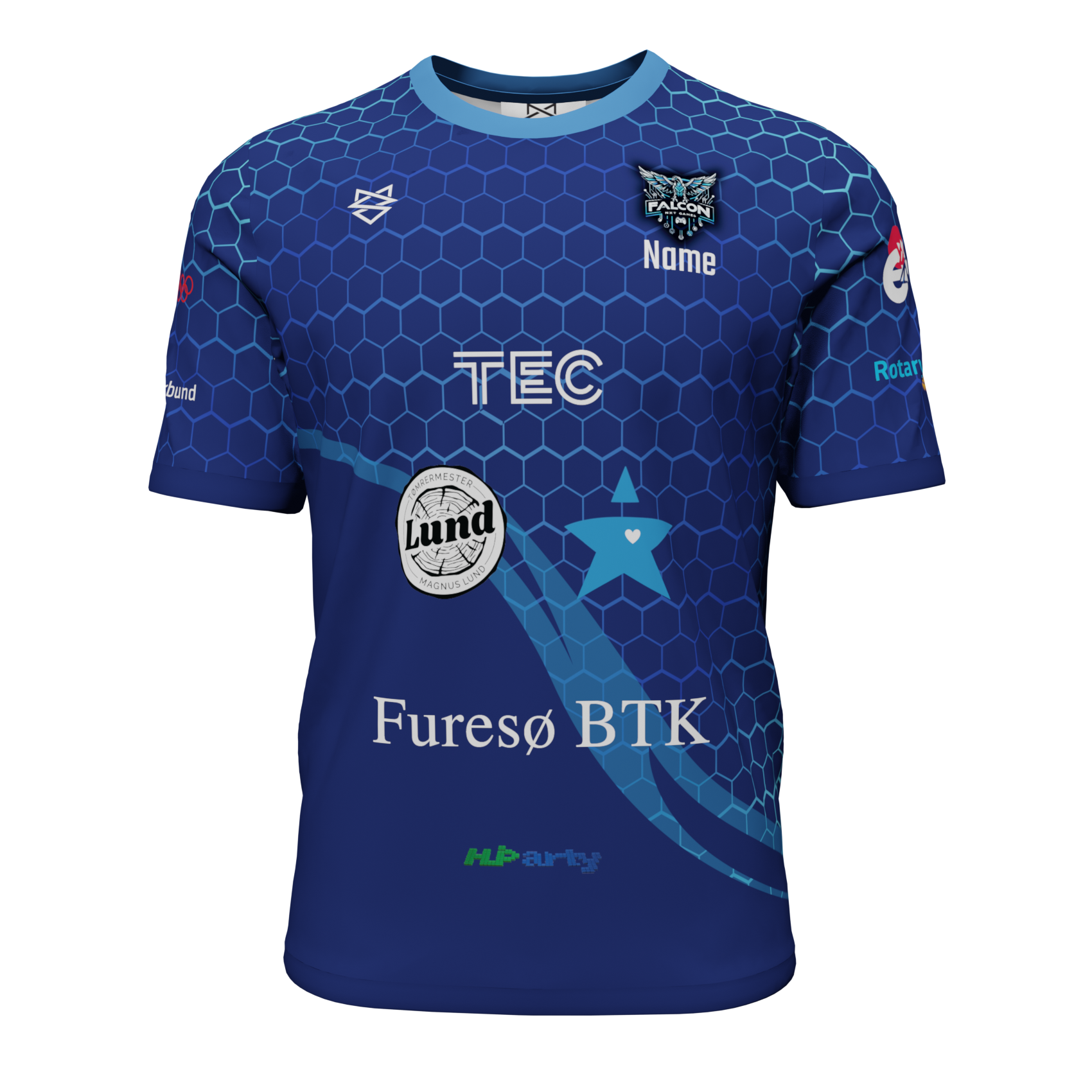 Blå T-shirt - Falcon NXT