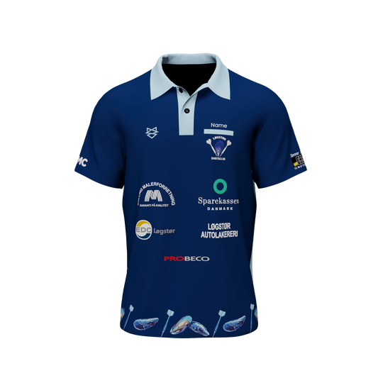 Polo med sponsorater - Løgstør Dartklub