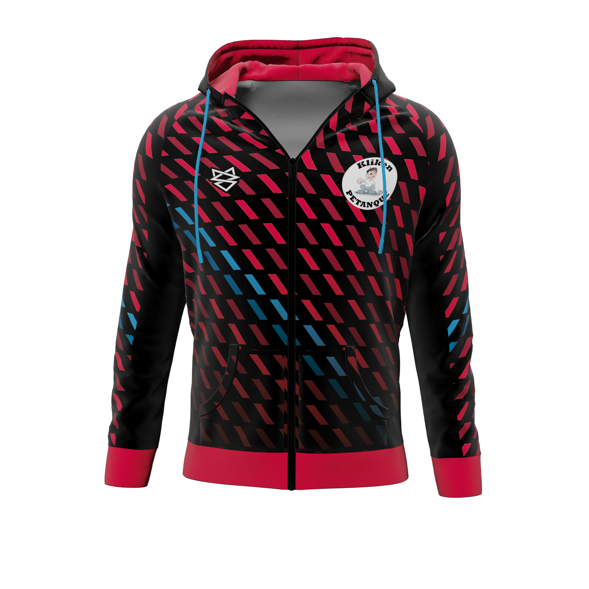 Hoodie ZIP - Kliken Petanque - SponsorWorld