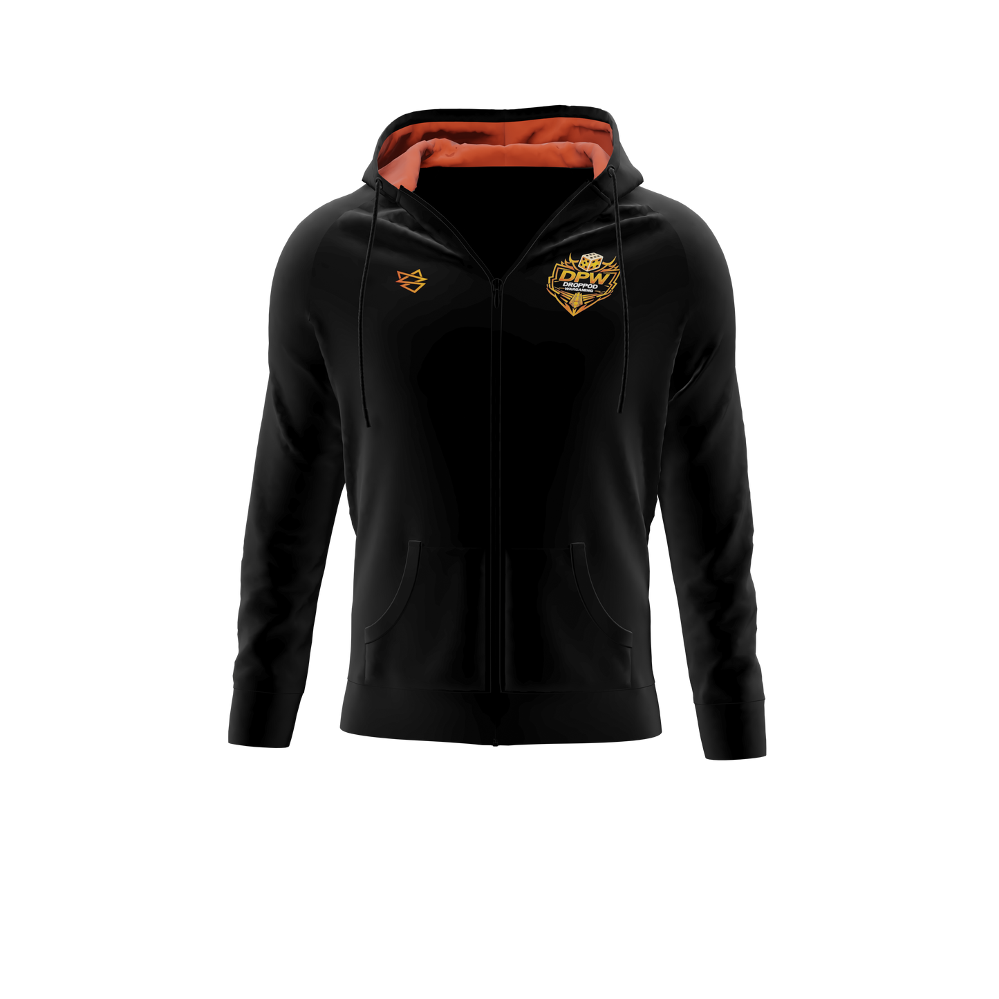 Bomulds Hoodie ZIP - Drop Pod Wargaming