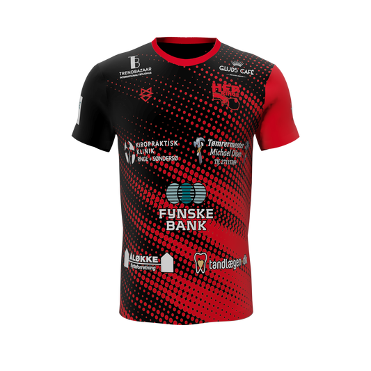 HEP Ringe Bordtennisklub - T-shirt m. sponsorer