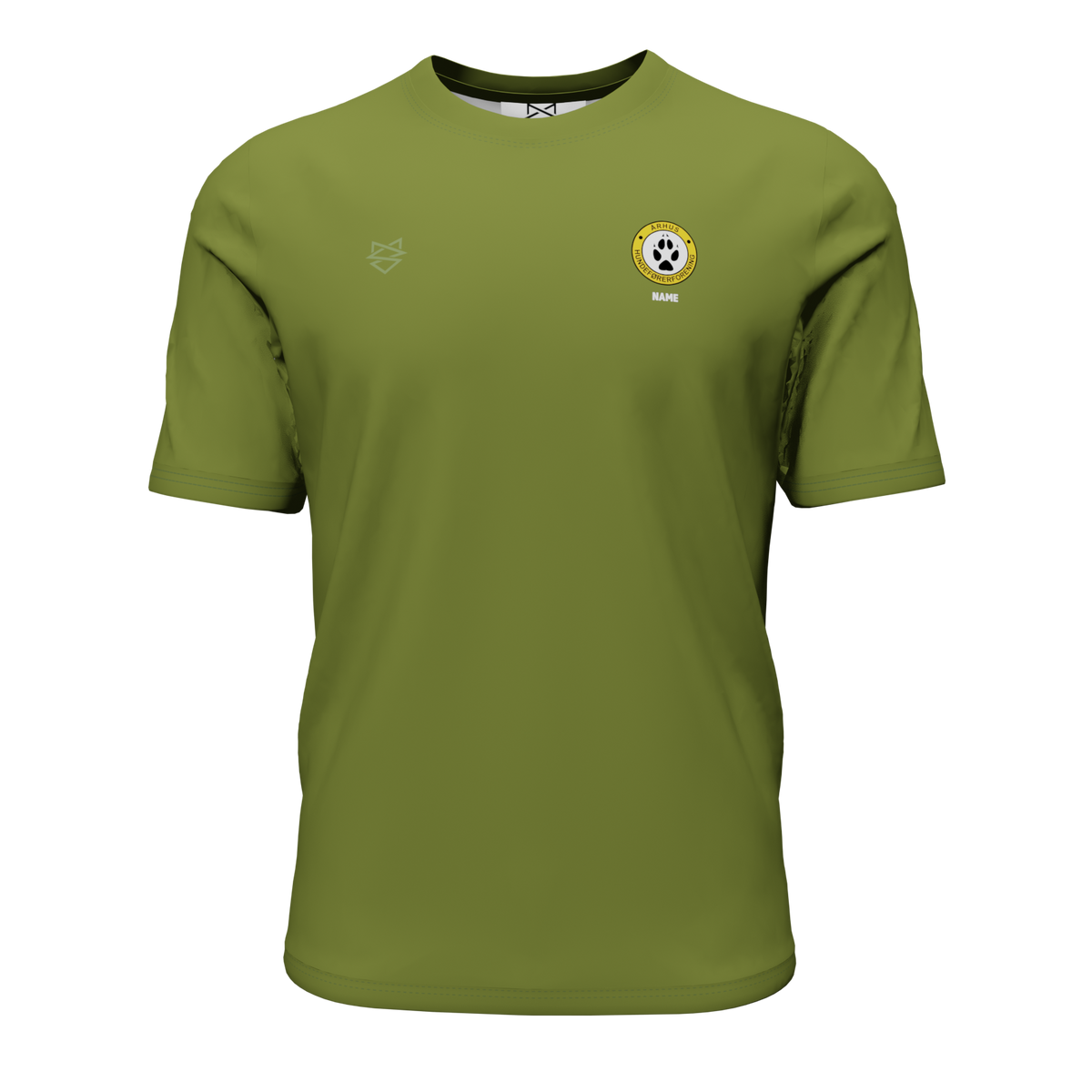 Grøn t-shirt - Århus Hundeførerforening