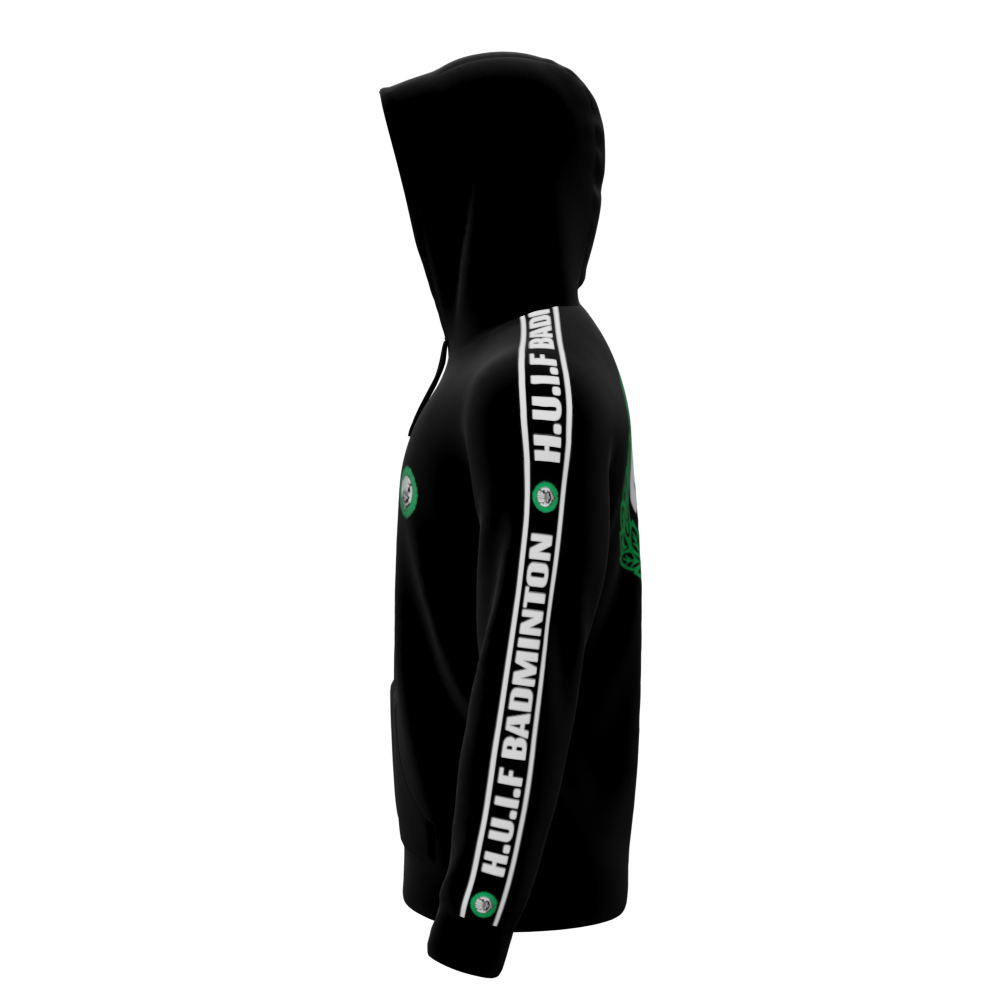 Bomulds Hoodie - H.U.I.F Badminton