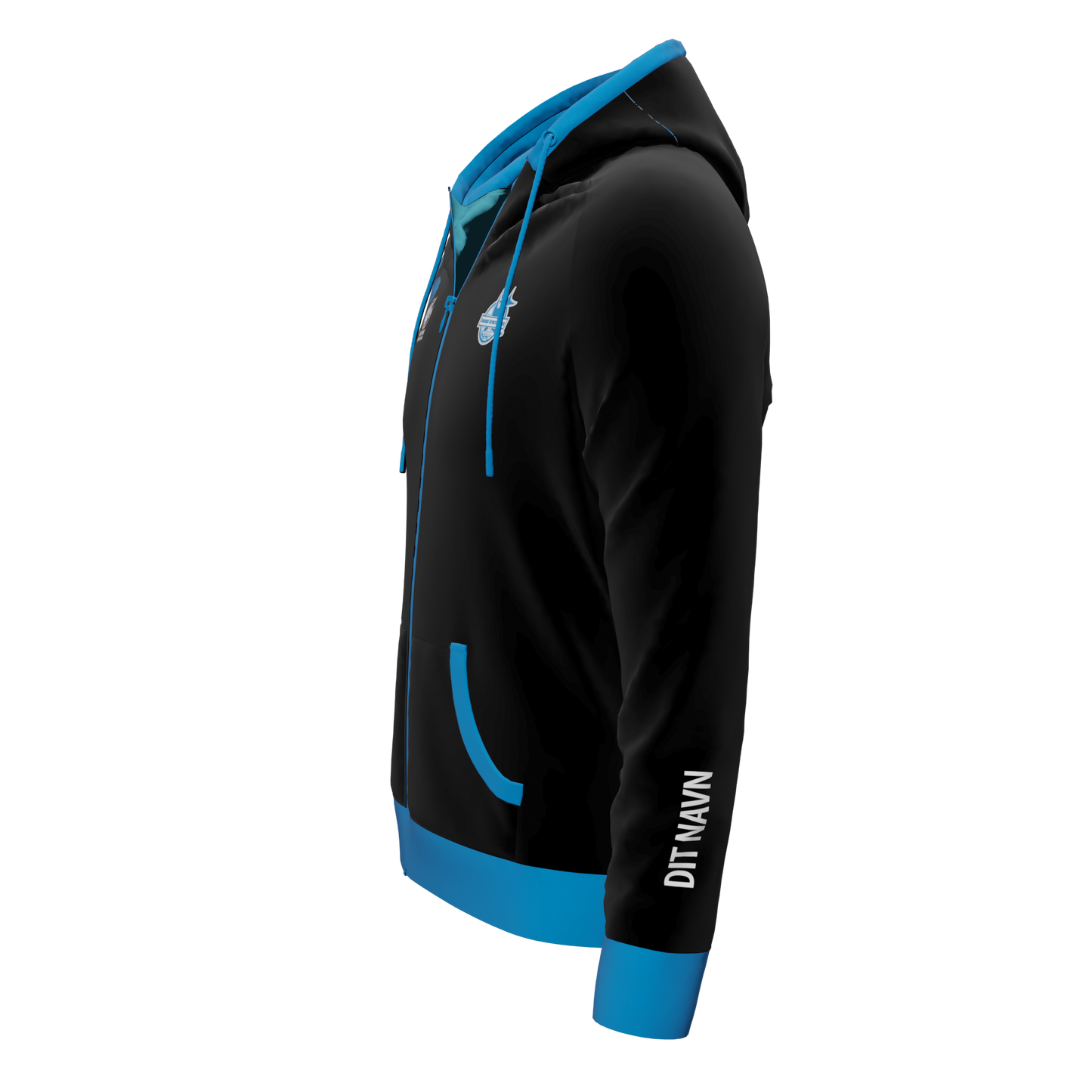 Haslev-Svalebæk Dart - Zip hoodie