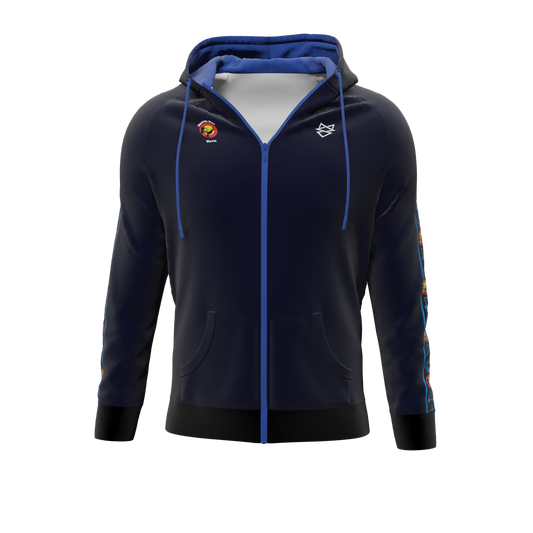 Bomulds Hoodie ZIP - Hinnumhut Bueskydning