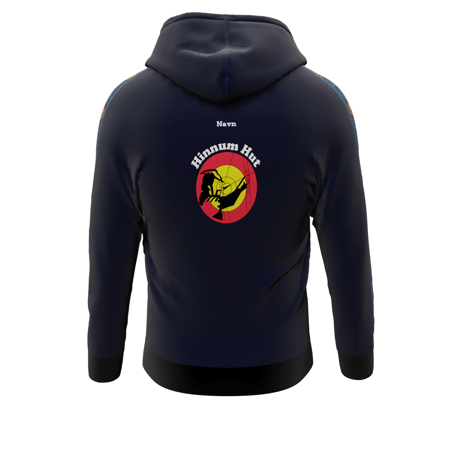 Bomulds Hoodie ZIP - Hinnumhut Bueskydning